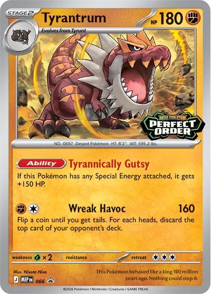 Tyrantrum (066) [Mega Evolution Promo] | Clutch Gaming
