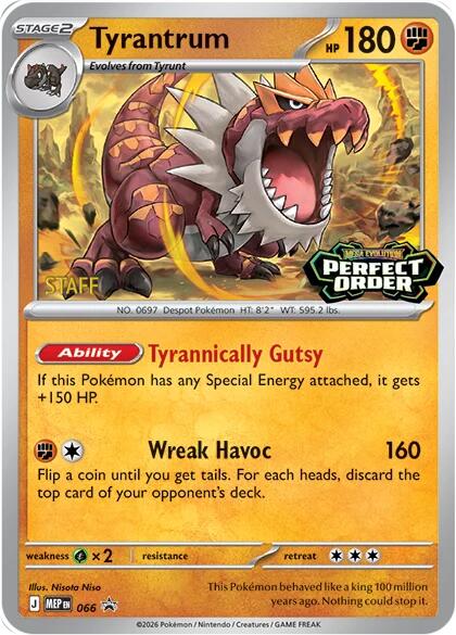 Tyrantrum (066) [Staff] [Mega Evolution Promo] | Clutch Gaming