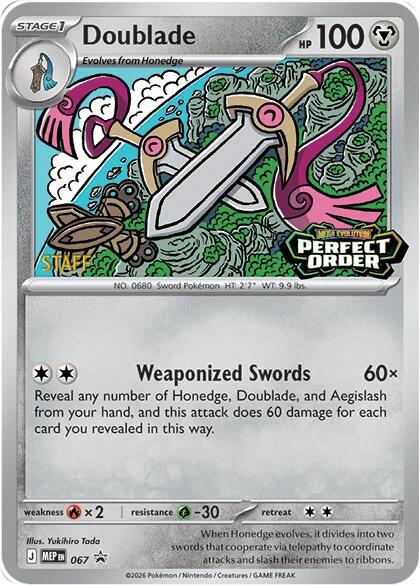 Doublade (067) [Staff] [Mega Evolution Promo] | Clutch Gaming