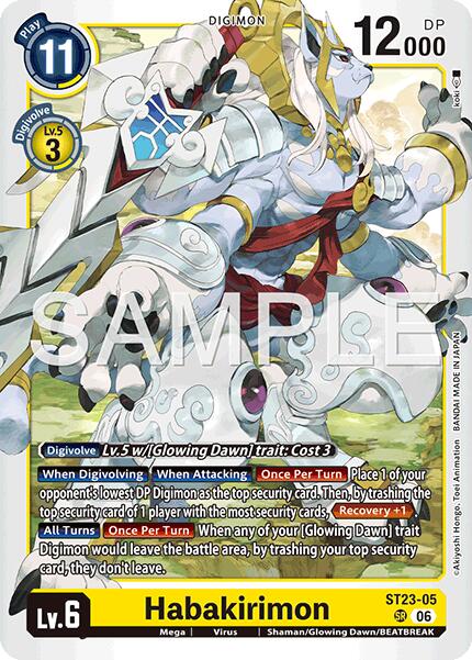 Habakirimon [ST23-05] [Starter Deck: Beatbreak] | Clutch Gaming