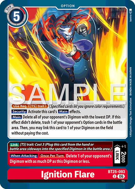 Ignition Flare [BT25-093] [Dual Revolution] | Clutch Gaming