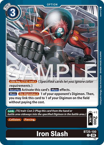 Iron Slash [BT25-100] [Dual Revolution] | Clutch Gaming