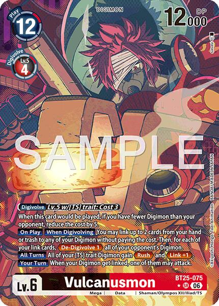 Vulcanusmon [BT25-075] (Alternate Art) [Dual Revolution] | Clutch Gaming