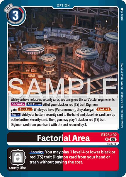 Factorial Area [BT25-102] [Dual Revolution] | Clutch Gaming
