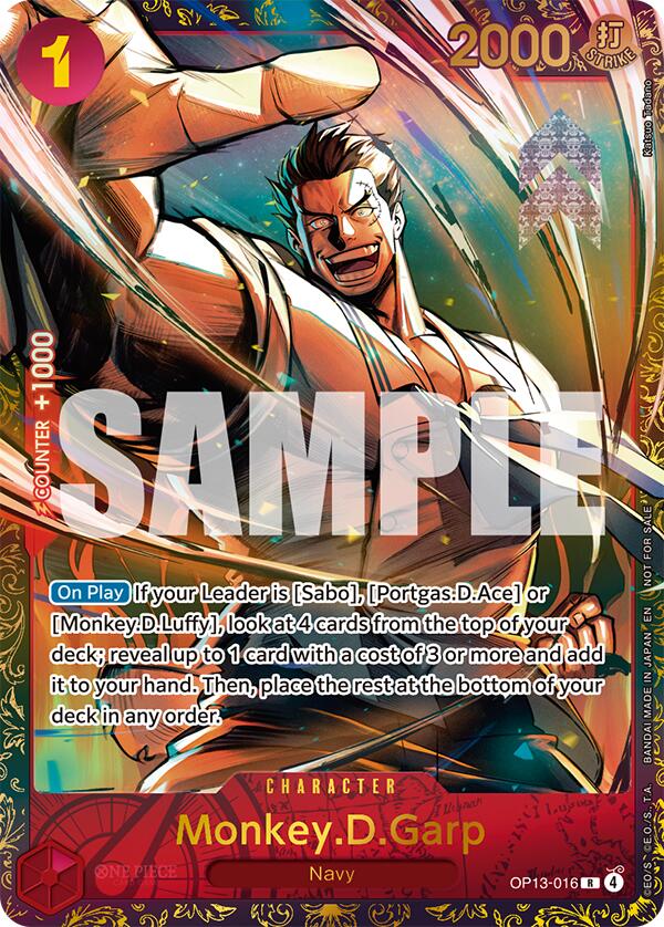 Monkey.D.Garp (Treasure Cup March 2026) [One Piece Promotion Cards] | Clutch Gaming