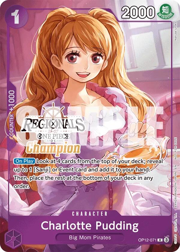 Charlotte Pudding (Regionals Champion Card Set 26-27) [One Piece Promotion Cards] | Clutch Gaming