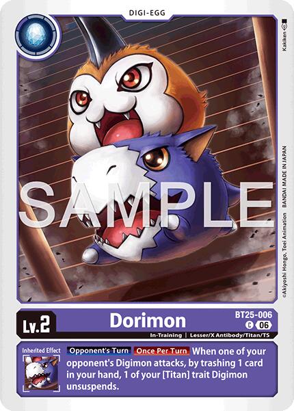 Dorimon [BT25-006] [Dual Revolution] | Clutch Gaming