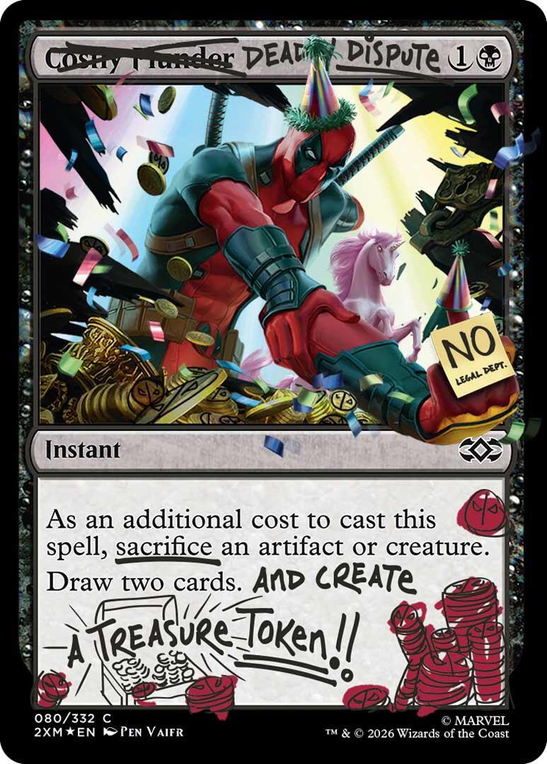 Deadly Dispute (080) (Pool Party Foil) [Secret Lair Drop Series] | Clutch Gaming