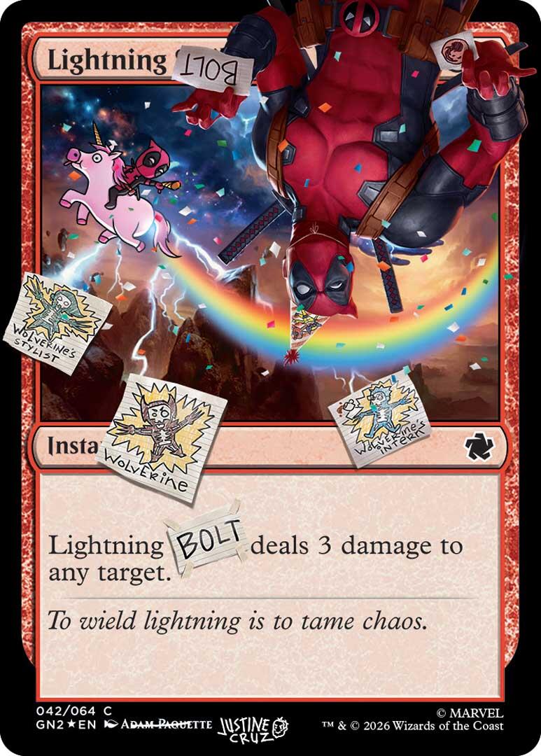 Lightning Bolt (042) (Pool Party Foil) [Secret Lair Drop Series] | Clutch Gaming