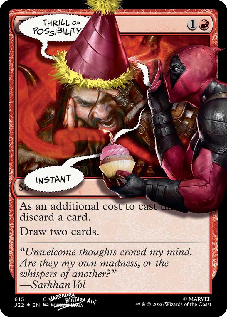 Thrill of Possibility (615) (Pool Party Foil) [Secret Lair Drop Series] | Clutch Gaming