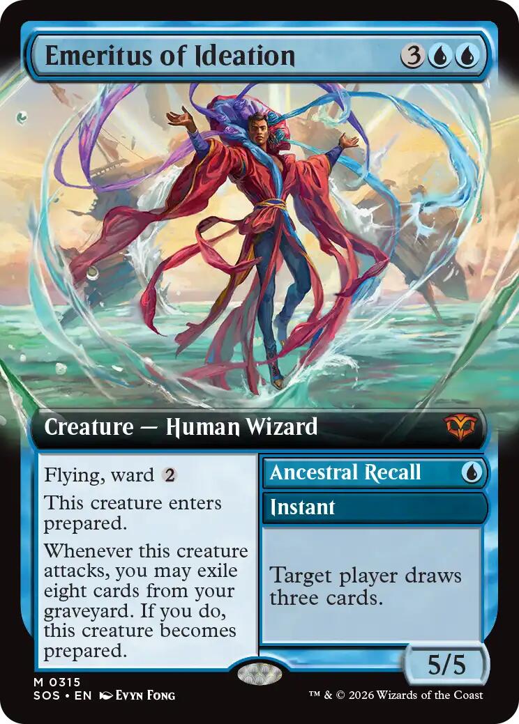 Emeritus of Ideation (Extended Art) [Secrets of Strixhaven] | Clutch Gaming