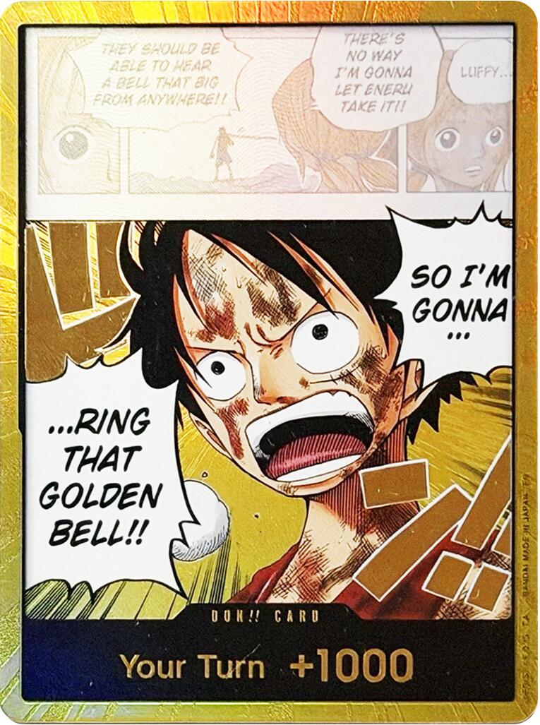 DON!! Card (Luffy) (Gold) [Adventure on Kami's Island] | Clutch Gaming