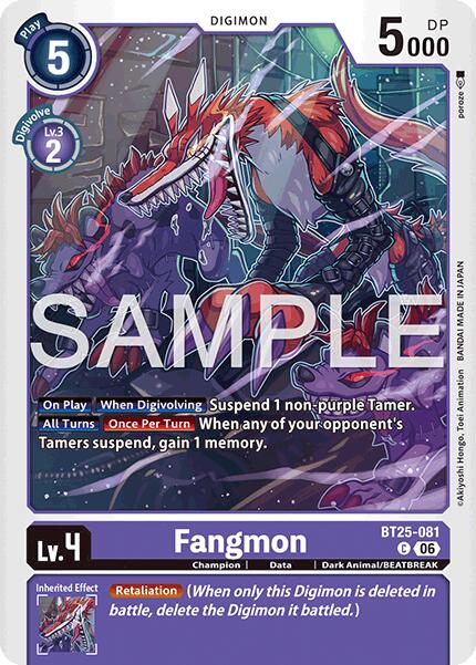 Fangmon [BT25-081] [Dual Revolution] | Clutch Gaming
