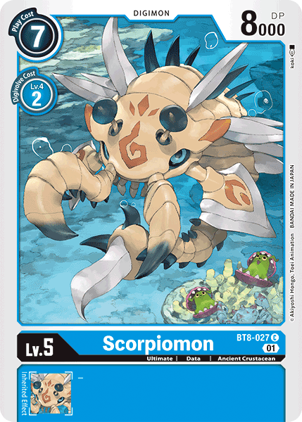 Scorpiomon [BT8-027] [New Awakening] | Clutch Gaming