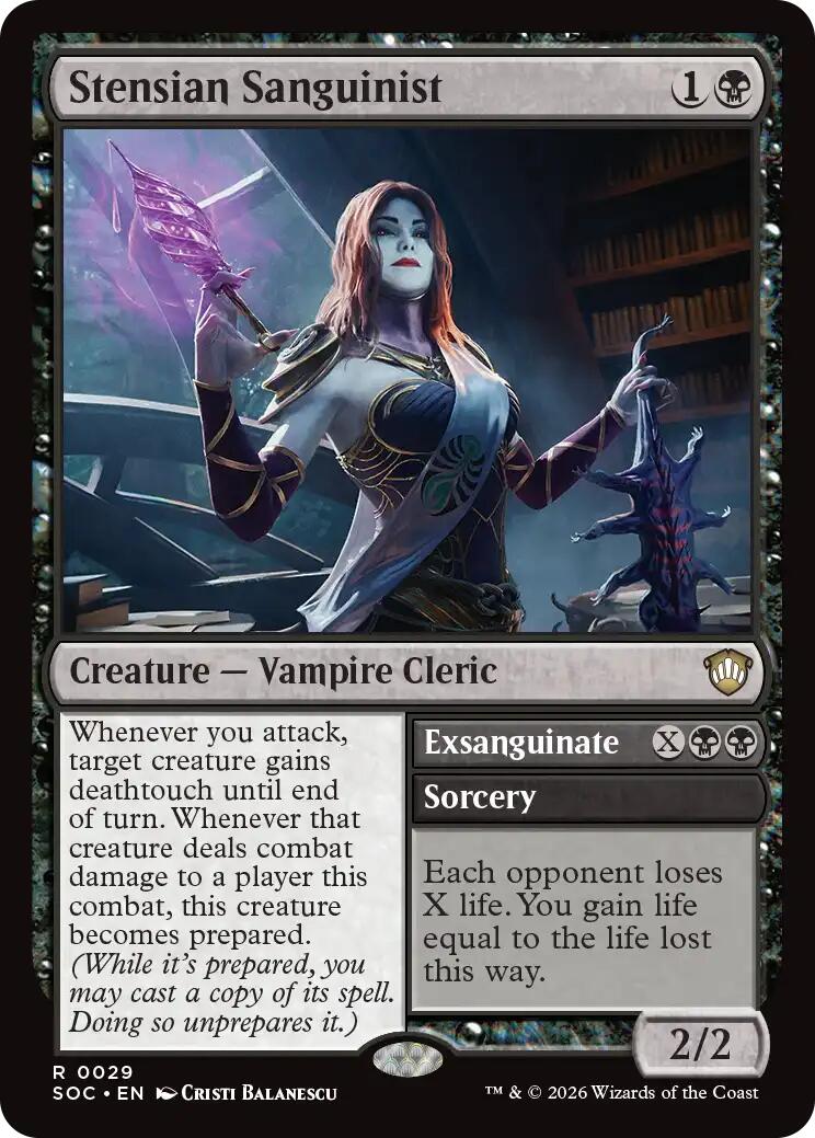 Stensian Sanguinist [Secrets of Strixhaven Commander] | Clutch Gaming