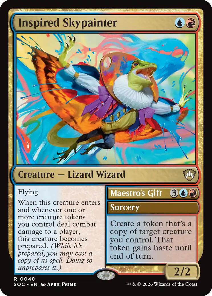 Inspired Skypainter [Secrets of Strixhaven Commander] | Clutch Gaming