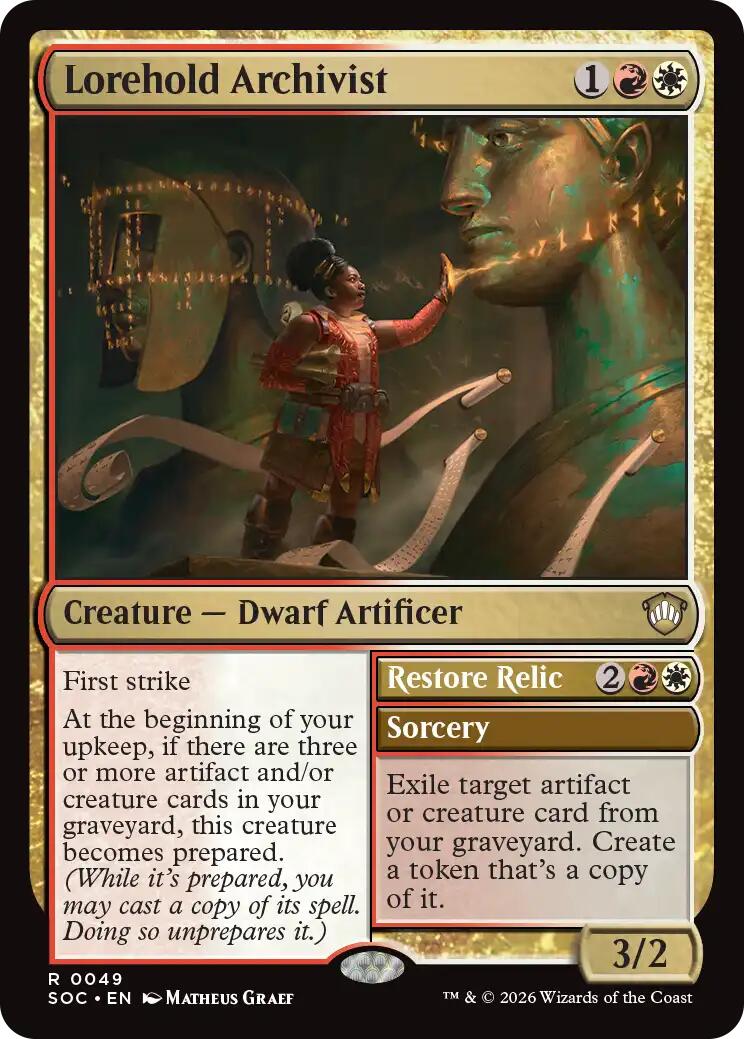 Lorehold Archivist [Secrets of Strixhaven Commander] | Clutch Gaming