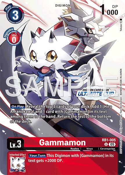 Gammamon [RB1-005] - RB1-005 (Ultimate Cup 26-27 Season 1 Top 16) [Resurgence Booster] | Clutch Gaming