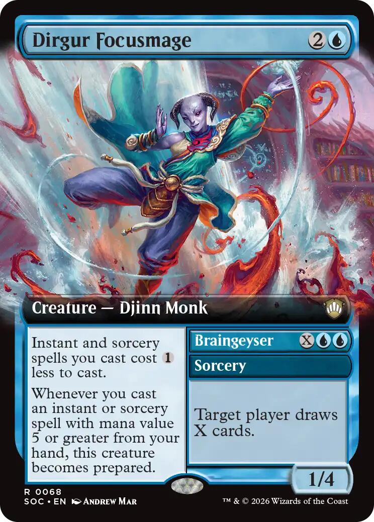 Dirgur Focusmage (Extended Art) [Secrets of Strixhaven Commander] | Clutch Gaming