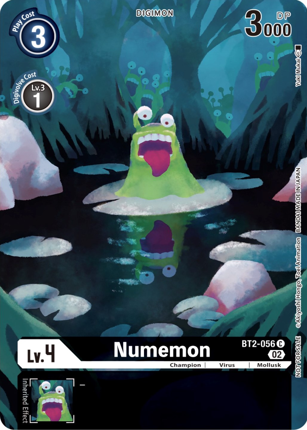 Numemon [BT2-056] (Digimon Illustration Competition Promotion Pack) [Release Special Booster Promos] | Clutch Gaming