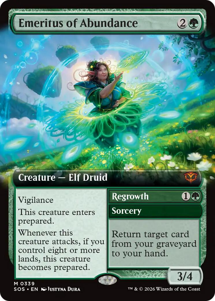 Emeritus of Abundance (Extended Art) [Secrets of Strixhaven] | Clutch Gaming