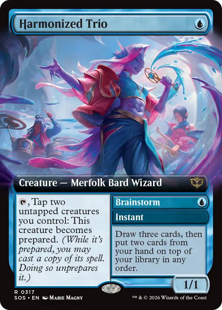 Harmonized Trio (Extended Art) [Secrets of Strixhaven] | Clutch Gaming