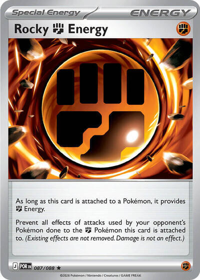 Rocky Fighting Energy (087/088) (Deck Exclusive) [Mega Evolution: Perfect Order] | Clutch Gaming
