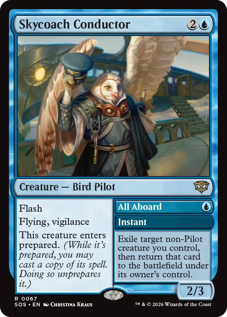 Skycoach Conductor [Secrets of Strixhaven] | Clutch Gaming