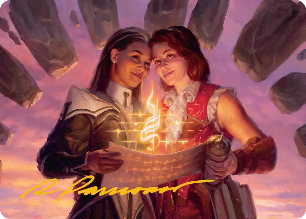 Joined Researchers Art Card (Gold-Stamped Signature) [Secrets of Strixhaven Art Series] | Clutch Gaming