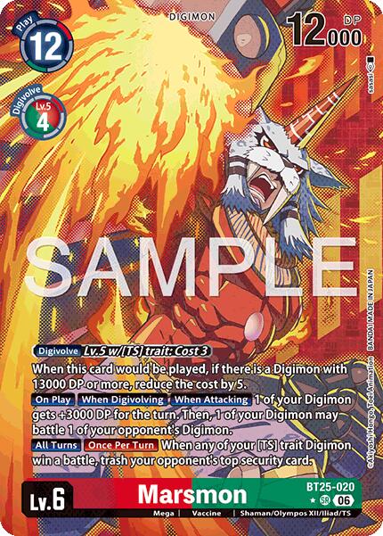 Marsmon [BT25-020] (Alternate Art) [Dual Revolution] | Clutch Gaming