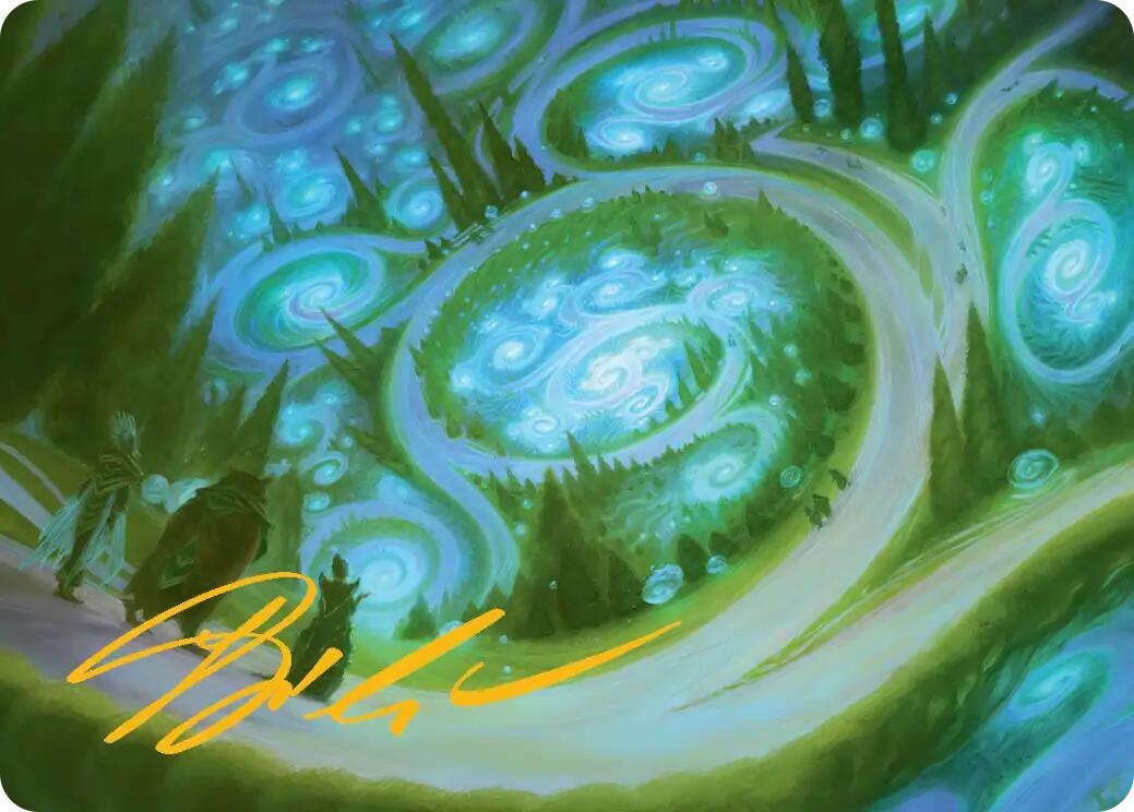 Mathemagics Art Card (Gold-Stamped Signature) [Secrets of Strixhaven Art Series] | Clutch Gaming
