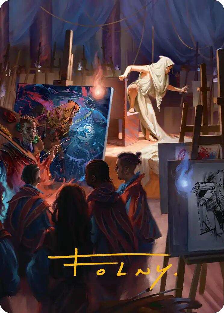 Archaeomancer Art Card (Gold-Stamped Signature) [Secrets of Strixhaven Art Series] | Clutch Gaming