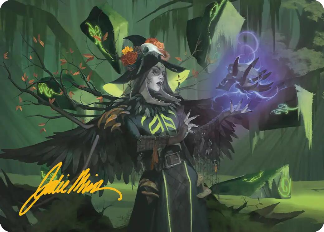 Emeritus of Woe Art Card (Gold-Stamped Signature) [Secrets of Strixhaven Art Series] | Clutch Gaming