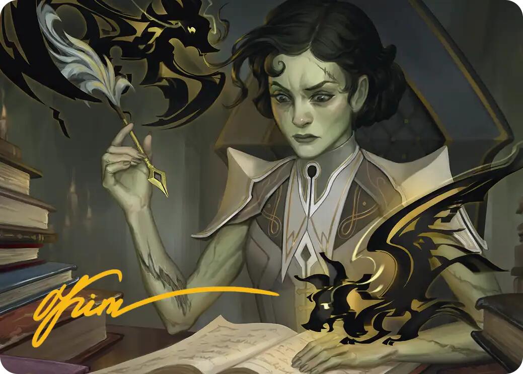 Eternal Student Art Card (Gold-Stamped Signature) [Secrets of Strixhaven Art Series] | Clutch Gaming