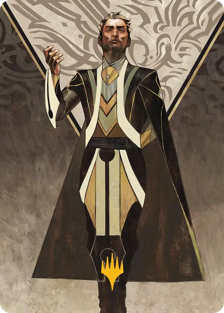 Ral Zarek, Guest Lecturer Art Card (Gold-Stamped Planeswalker Symbol) [Secrets of Strixhaven Art Series] | Clutch Gaming