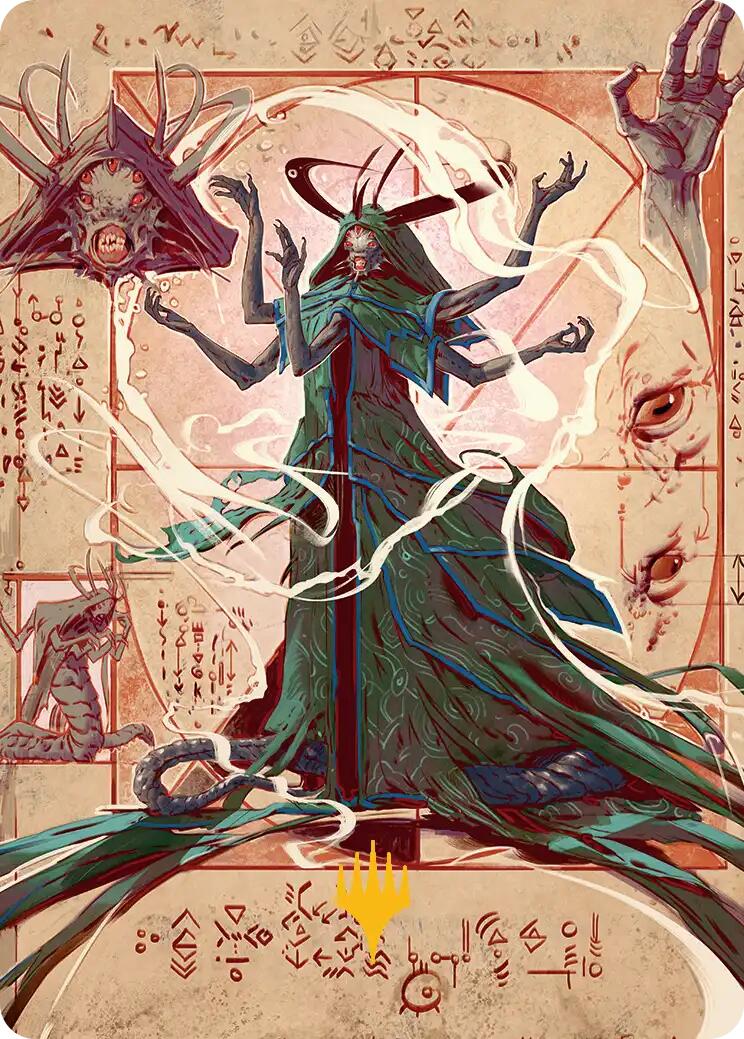 Tragedy Feaster Art Card (Gold-Stamped Planeswalker Symbol) [Secrets of Strixhaven Art Series] | Clutch Gaming