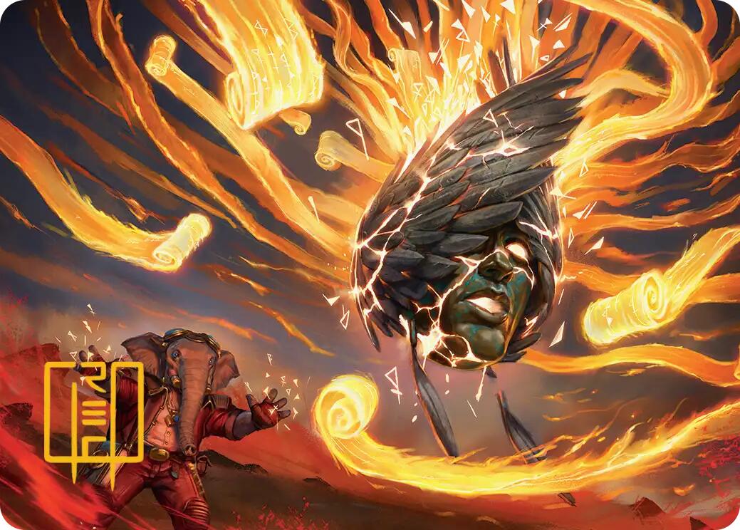 Flashback Art Card (Gold-Stamped Signature) [Secrets of Strixhaven Art Series] | Clutch Gaming