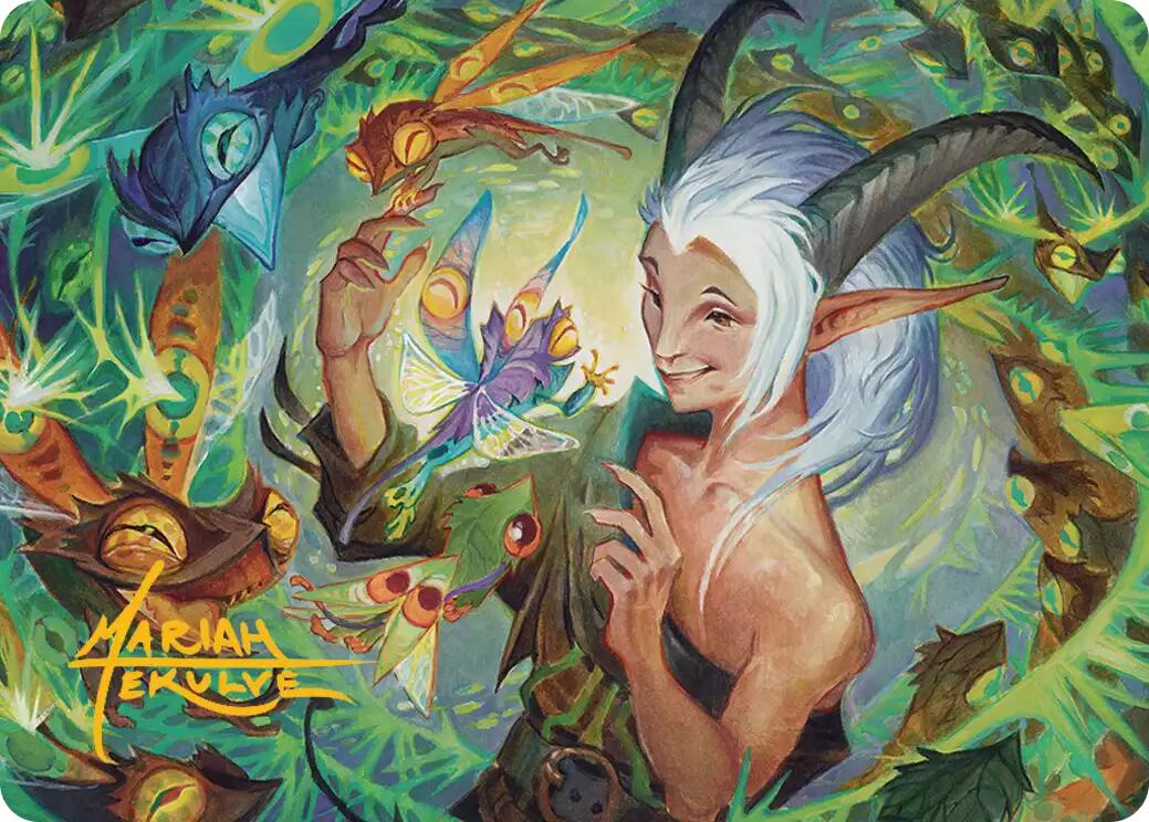 Lumaret's Favor Art Card (Gold-Stamped Signature) [Secrets of Strixhaven Art Series] | Clutch Gaming