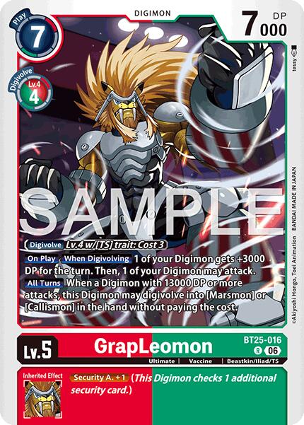 GrapLeomon [BT25-016] [Dual Revolution] | Clutch Gaming