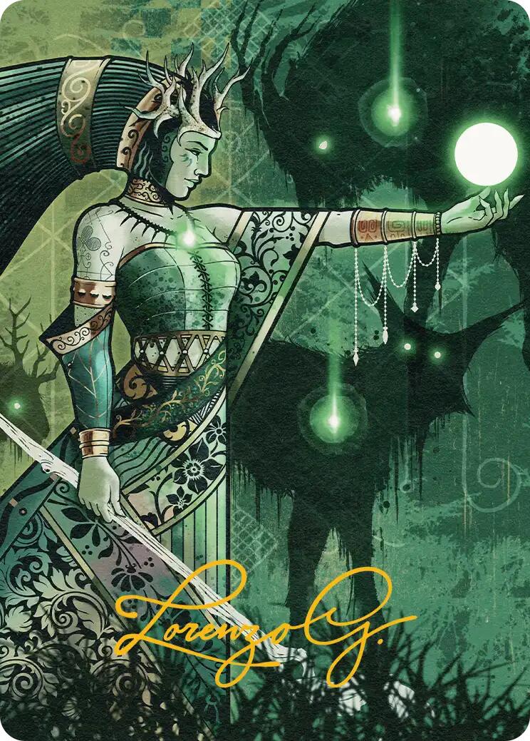 Shamanic Revelation Art Card (Gold-Stamped Signature) [Secrets of Strixhaven Art Series] | Clutch Gaming