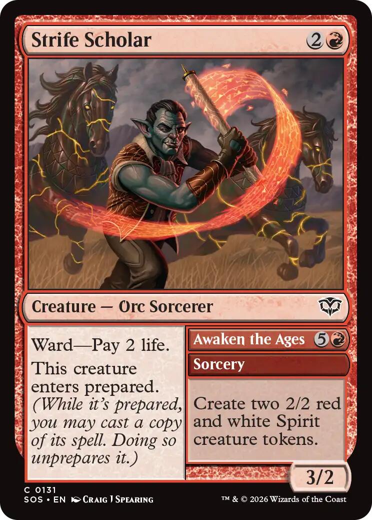 Strife Scholar [Secrets of Strixhaven] | Clutch Gaming