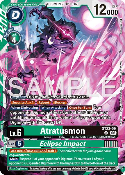 Atratusmon // Eclipse Impact [ST23-09] [Starter Deck: Beatbreak] | Clutch Gaming