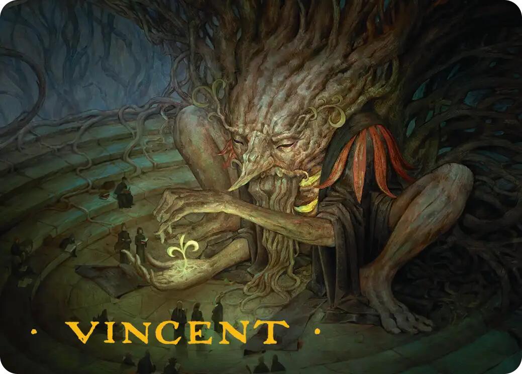 Old-Growth Educator Art Card (Gold-Stamped Signature) [Secrets of Strixhaven Art Series] | Clutch Gaming