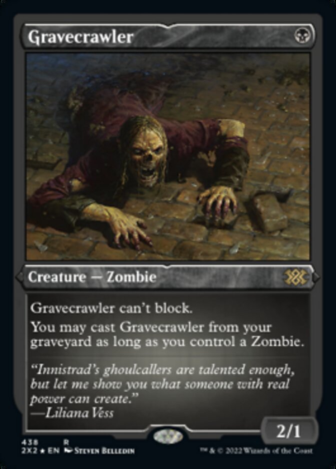 Gravecrawler (Foil Etched) [Double Masters 2022] | Clutch Gaming