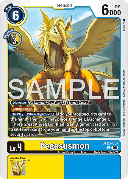 Pegasusmon [BT25-037] [Dual Revolution] | Clutch Gaming