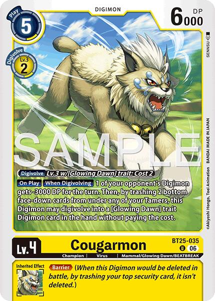 Cougarmon [BT25-035] [Dual Revolution] | Clutch Gaming