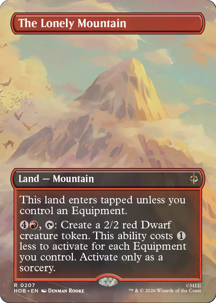 The Lonely Mountain (Borderless) (0207) [The Hobbit] | Clutch Gaming
