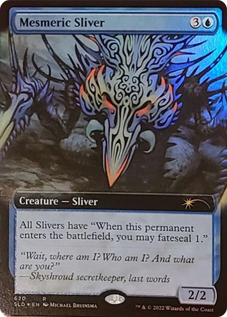 Mesmeric Sliver (Extended Art) [Secret Lair Drop Series] | Clutch Gaming