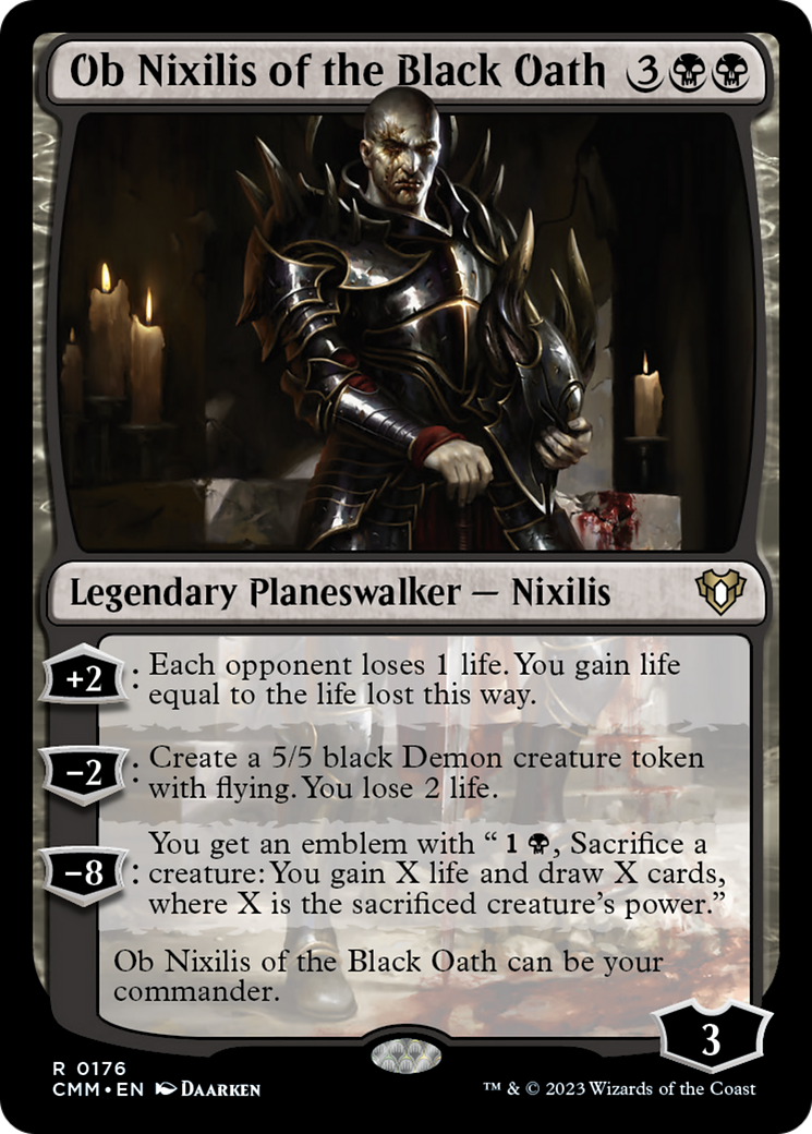 Ob Nixilis of the Black Oath [Commander Masters] | Clutch Gaming