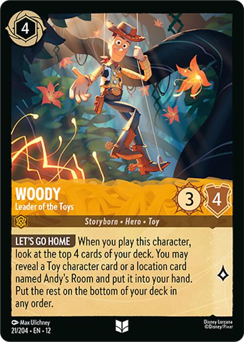 Woody - Leader of the Toys (21/204) [Wilds Unknown] | Clutch Gaming